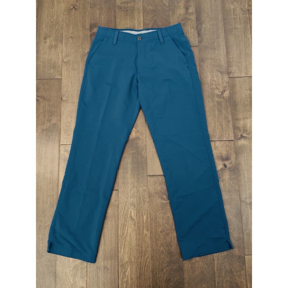 Under Armour Mens Size 32X32 Loose Fit‎ Blue Pocket Straight Athletic Golf Pants